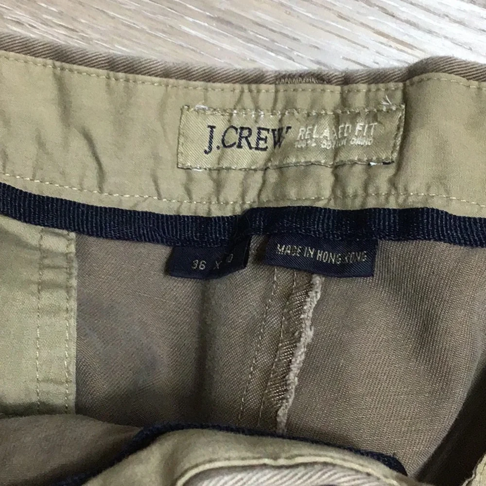 J. Crew Men's Khaki Chinos in Brown